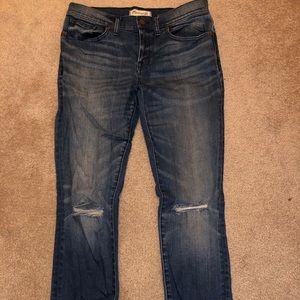 Madewell distressed jeans